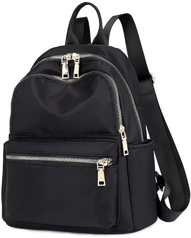 TREMBLAY Women's Black Backpack | Trendy Spacious Laptop & Daily Use Shoulder Bag 10 L Backpack(Black)
