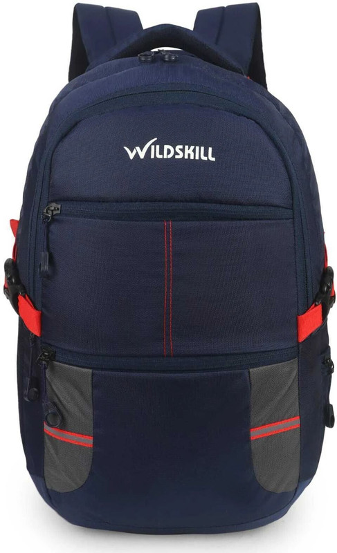 WILDSKILL 40L School bags Travel with rain cover Backpack 40 L Backpack(Blue)