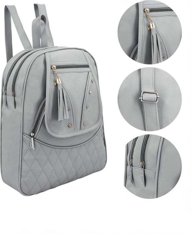Aaliya Collection Lightweight Casual - 002 20 L Backpack(Grey)