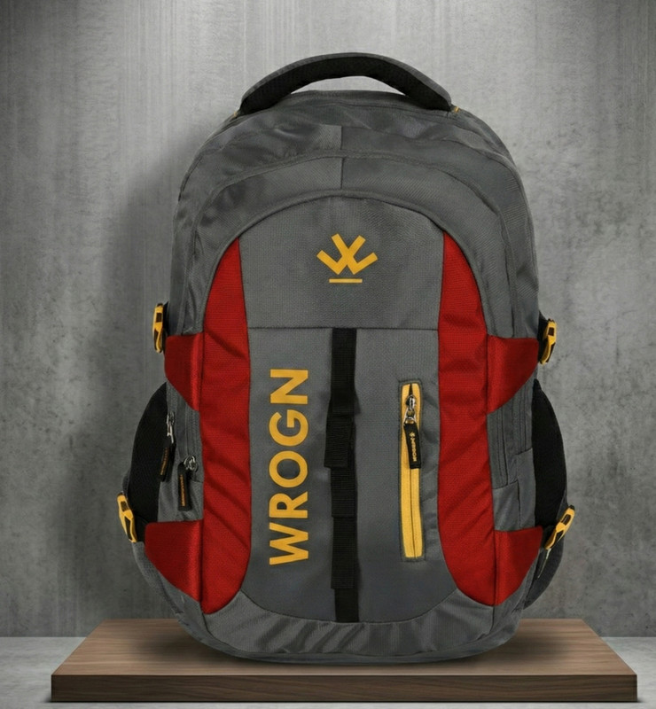 WROGN Unisex 3 Compartment 45 L Laptop Backpack(Grey)