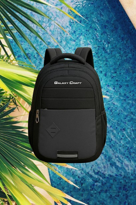 Galaxy Craft Travel Laptop Backpack | Stylish School & College Bag for Men 32 L Backpack(Black)