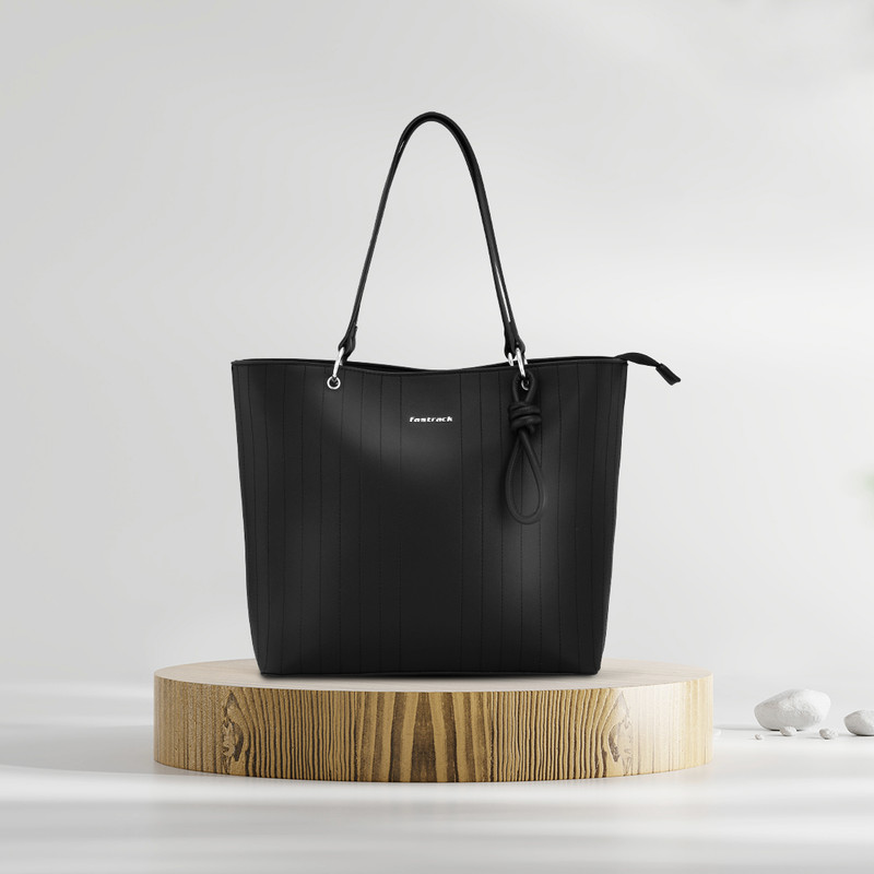 Fastrack Black Laptop Tote Bag 16.523 L Laptop Backpack(Black)