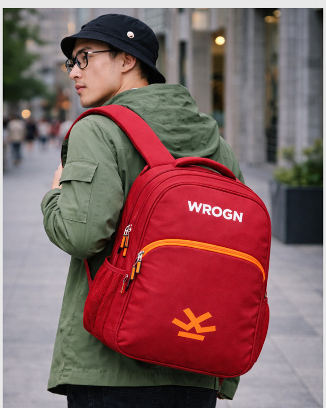 WROGN WROG_BP_06 30 L Backpack(Red)