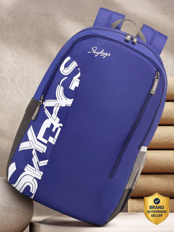 SKYBAGS Brat Casual Printed School Bag For Girls and Boys 22 L Backpack(Blue)
