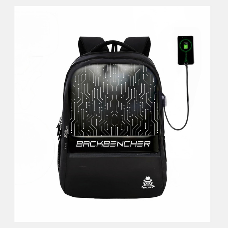 MRSAYON BAG WITH 2 HIDDEN POCKETS 32 L Laptop Backpack(Black)