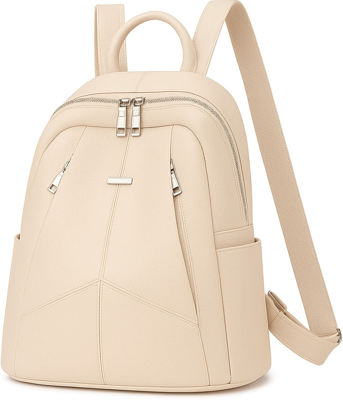 WomenBuzz Backpack Purse for Women Convertible 25L Travel Vintage PU Leather Shoulder 24 L Backpack(Yellow)