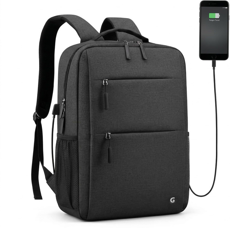 GadgetBite 20L Laptop Backpack 15.6" USB Port, Organiser, Bottle Pocket - Blue 20 L Laptop Backpack(Multicolor)