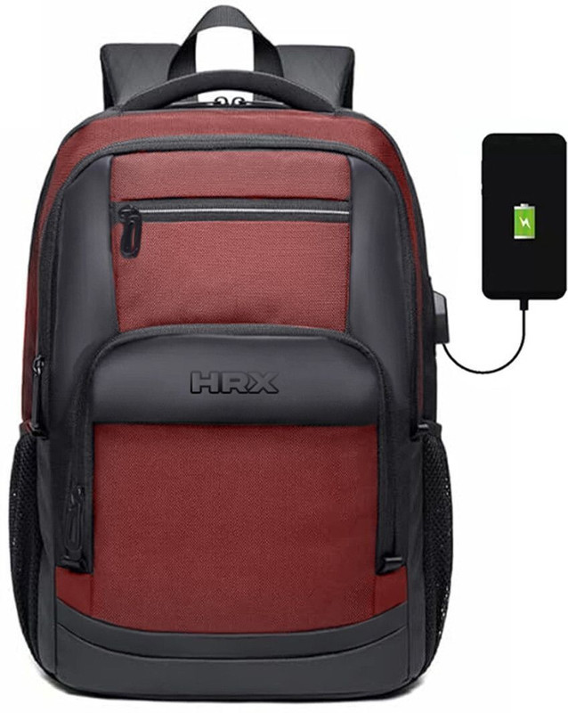 HRX by Hrithik Roshan Bange Captain Premium Laptop backpack 40 L Laptop Backpack(Maroon)