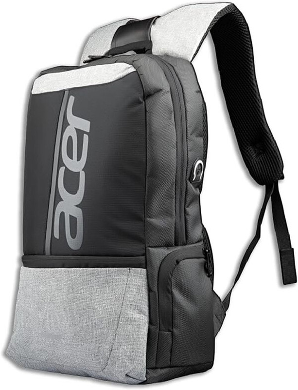 Acer Lite Extra Soft Padded Notebook Backpack Panel with Airmesh 16 L Laptop Backpack(Grey)