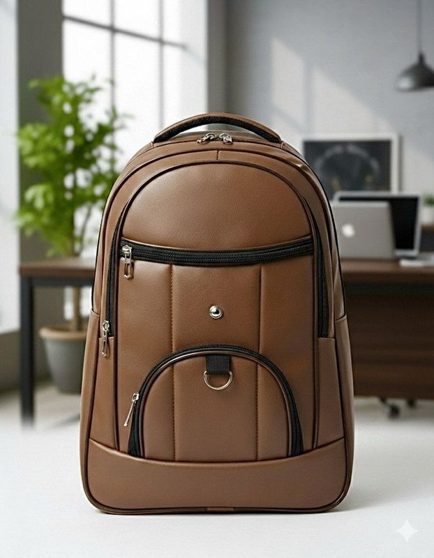 worng Vegan Casual Backpack for Men 40 L Backpack(Brown)