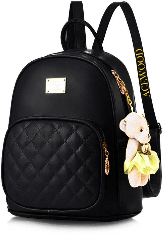 Flamebird Women Backpack Ladies Trendy School Bag Backpack(Blue, 10 L)