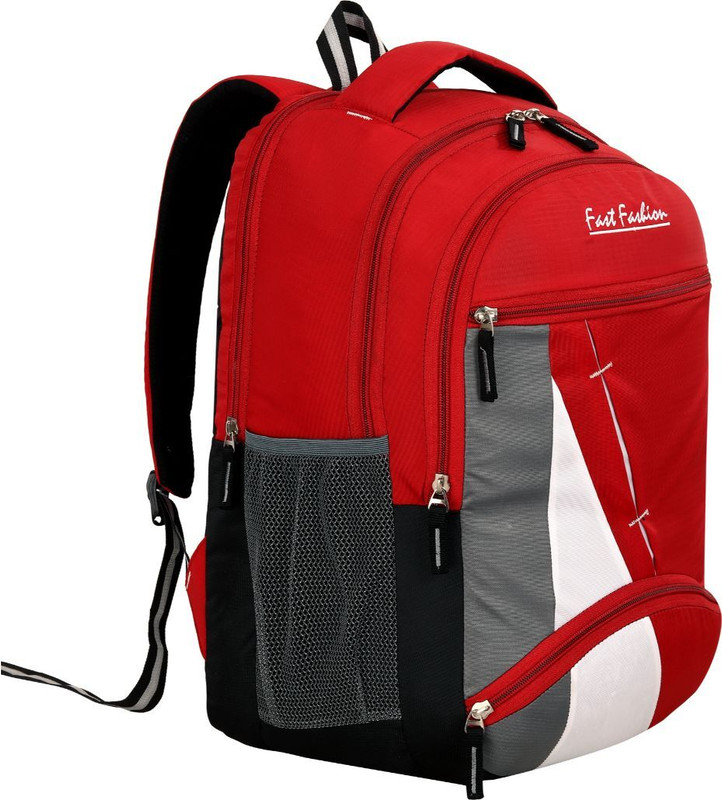 Fast Fashion xF_FFT_001_13 30 L Laptop Backpack(Red, Grey, White)