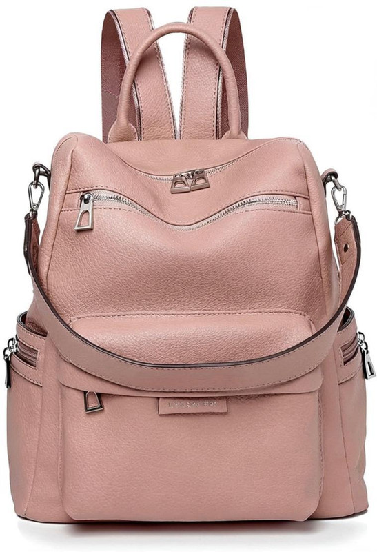 JAISOM Medium 20L Classic Backpack For Women & Girls ( Brown ) 20 L Laptop Backpack(Brown)