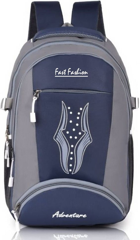 Fast Fashion 30L Medium Bagpack school college travel bag office bag 30 L Laptop Backpack(Blue)