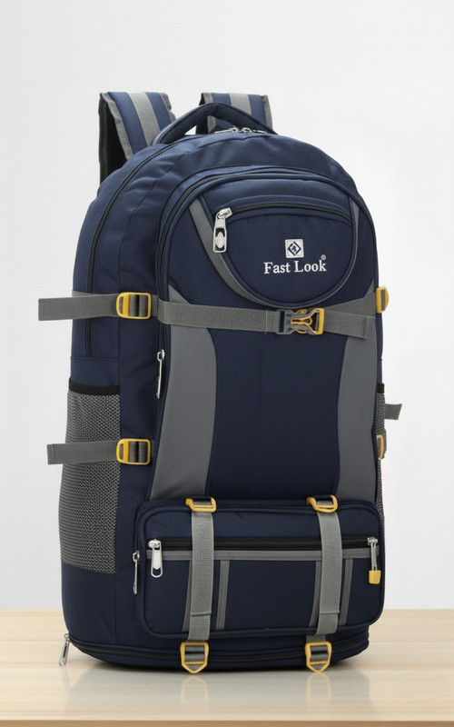 Fastlook Trakking bag and hikking ,rucksack travel bag for MEN luggage 95 L Laptop Backpack(Blue)