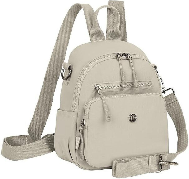 TS WITH TECHSUN Women's Small Sling Bag Mini Travel Shoulder Casual Backpack Bag 4 L Backpack(Beige)