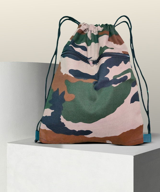 Kumar's Trend crpf Camouflage Army Military Dori Bag 15 L Backpack(Multicolor)