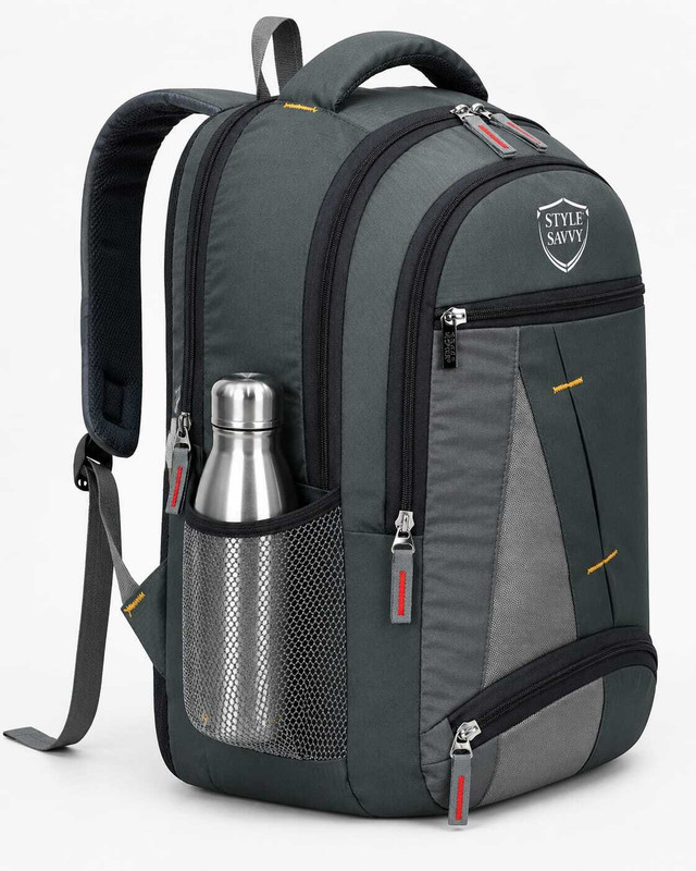 Style Savvy BACKPACK FOR MEN AND WOMEN FOR OFFICE / SCHOOL / LAPTOP / TRAVEL Waterproof Bag 35 L Laptop Backpack(Grey)