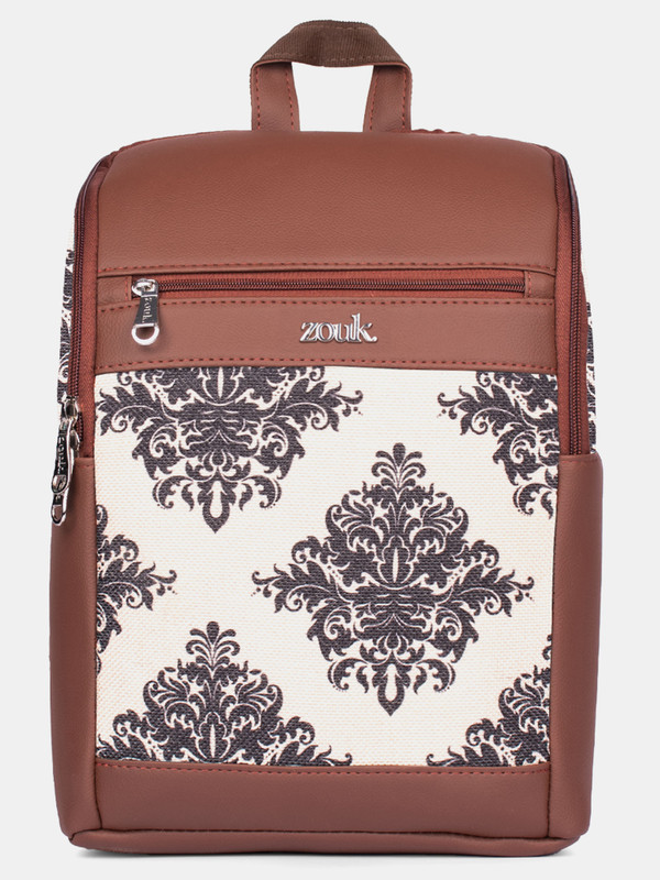 ZOUK Multicolor Mandala Print Amalia Daypack 10.6 L Laptop Backpack(Multicolor)