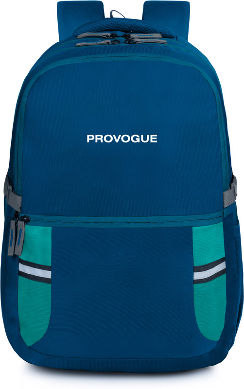 PROVOGUE 3 Compartment Premium Quality, Large Size ,Office/College/School Laptop 38 L Laptop Backpack(Blue)