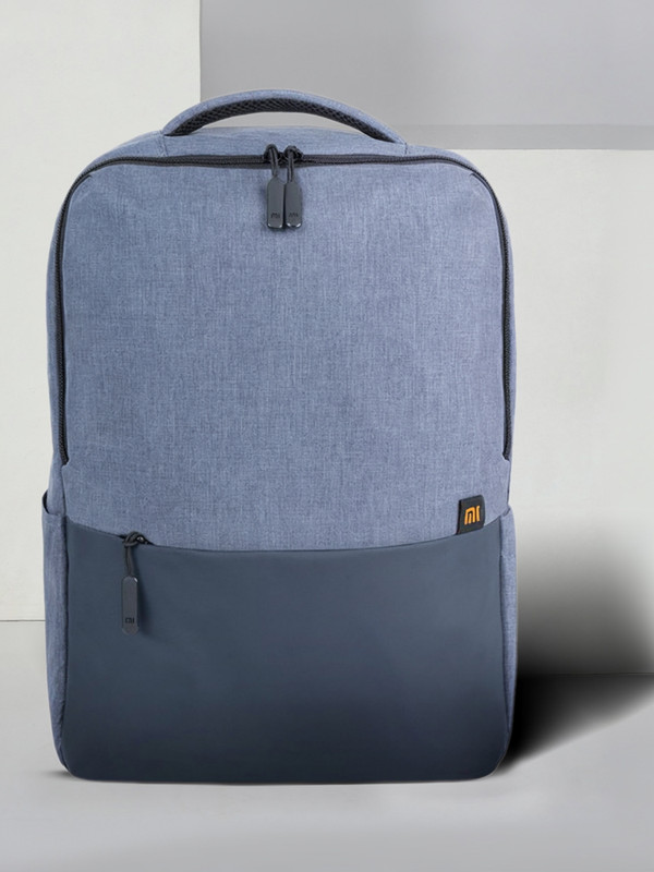 Mi Business Casual Water Resistant 21 L Trolley Laptop Backpack(Blue)