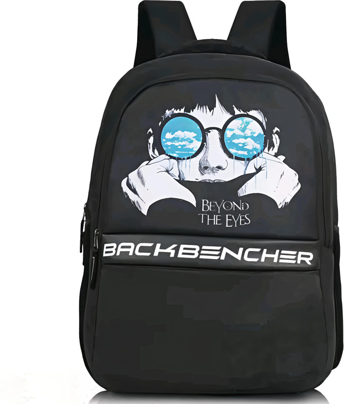 Minicraft for Men Boys | 35L Bag for Boys | Backbencher 30 L Laptop Backpack(Black)