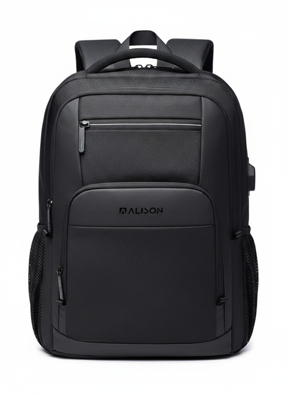 Alison BagPack School College Travel Office 40 L Laptop Backpack(Black)