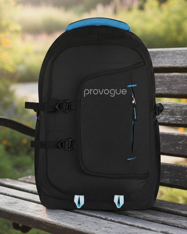 PROVOGUE HAZER 40 L Laptop Backpack(Black, Blue)