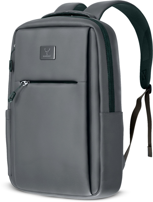 REDHORNS Waterproof 15.6-Inch Laptop Backpack with USB Port,Unisex Travel Laptop Bag 25 L Laptop Backpack(Grey)