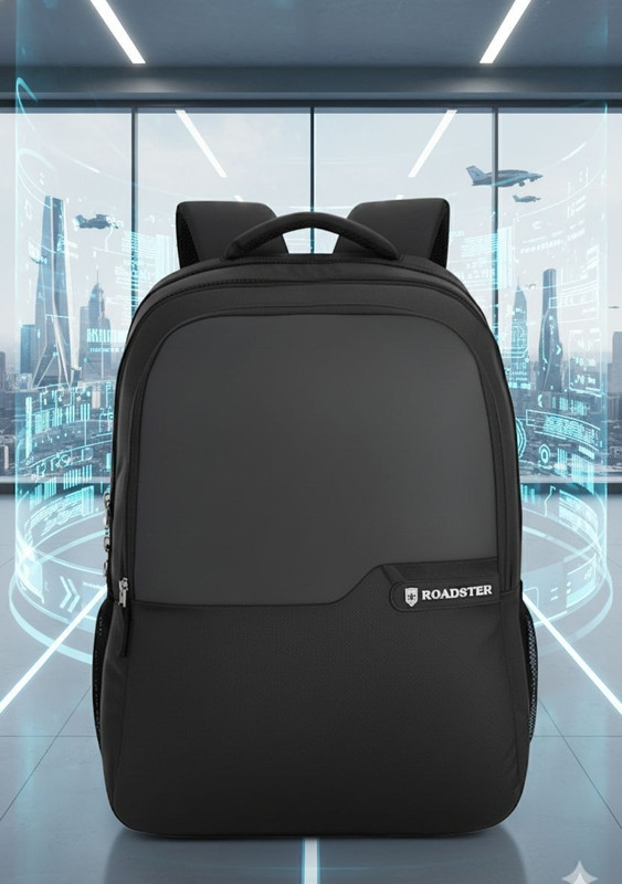 Roadster Unique Aesthetic 30 L Laptop Backpack(Black)