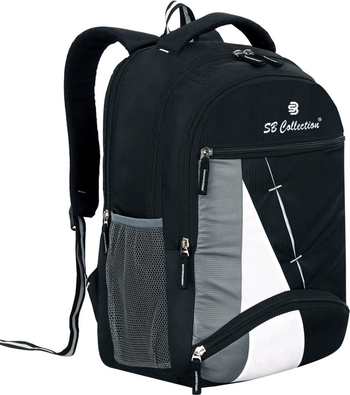 SBCOLLECTION Water Resistance fabric Suitable for Higher Grade School /College / Office Bags. 30 L Laptop Backpack(Black)