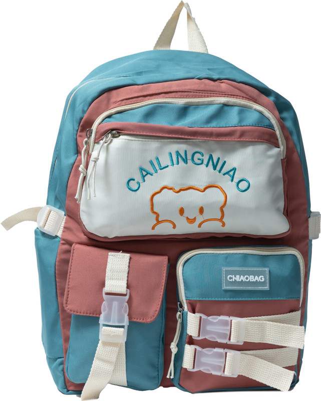 DONICY 35 L Embroider Casual Backpack 35 L Backpack(Blue)