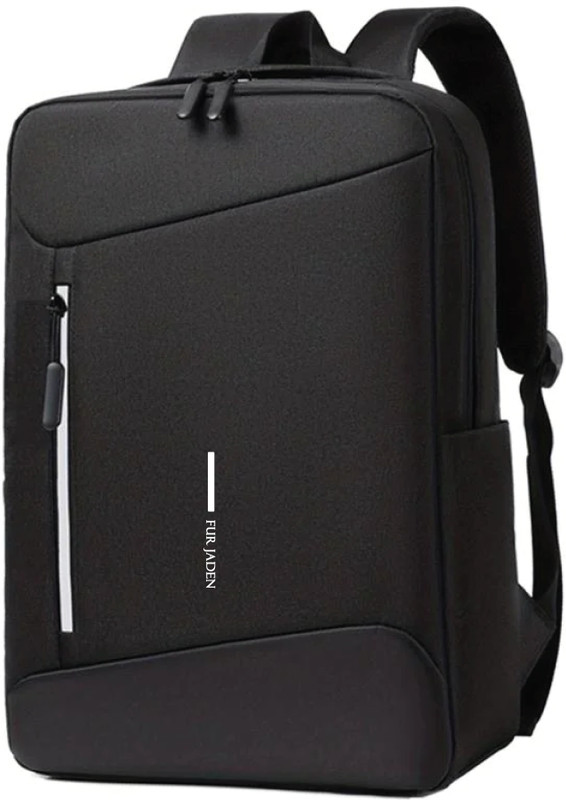 FUR JADEN Anti Theft Number Lock 15.6 Inch Laptop Backpack with USB Charging for Men Women 22 L Laptop Backpack(Black)