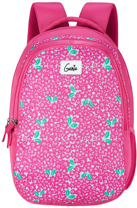 Genie Rivo School Bag for Girls, 17 inch. for Women, 27 L Laptop Backpack(Pink)