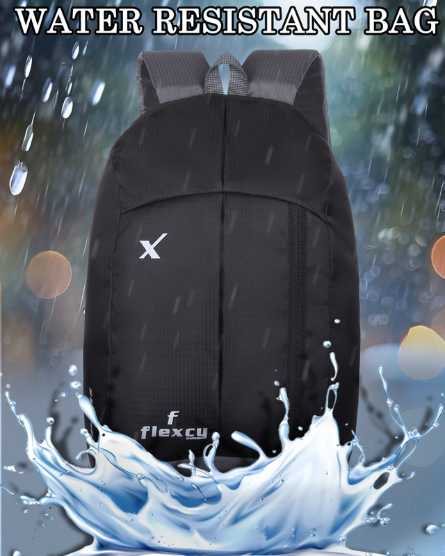 FLEXCY LEATHER Sport Small Outdoor Mini BackPack 11 L Backpack(Black)