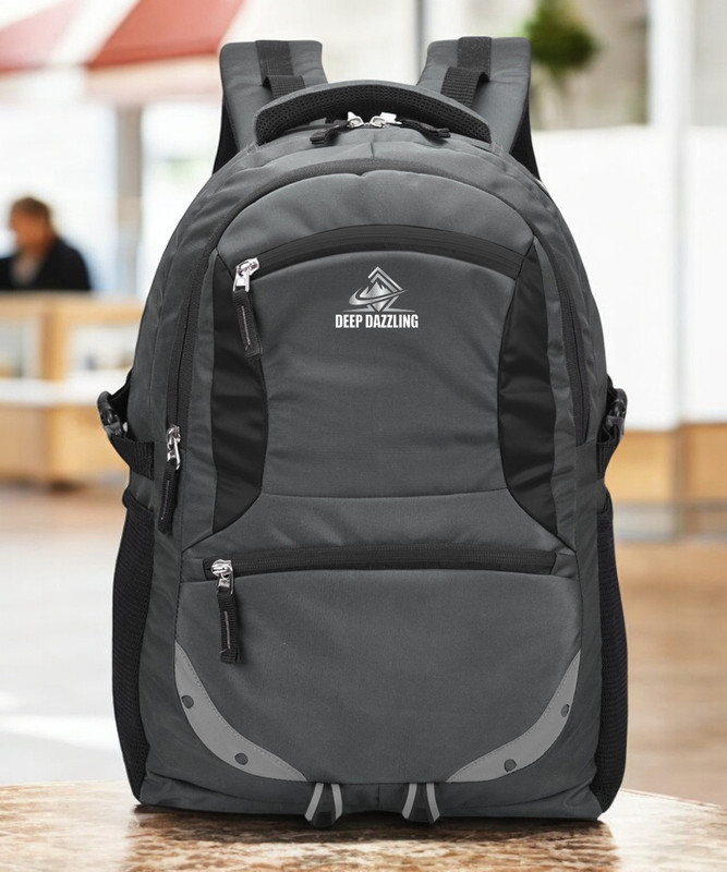 DEEP DAZZLING Unisex Spacy School Collage Bag & Backpack With Rain Cover And With USB Port 40 L Trolley Laptop Backpack(Grey)
