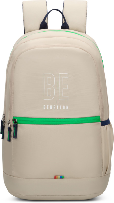 United Colors of Benetton Ming 25 L Trolley Backpack(Beige)