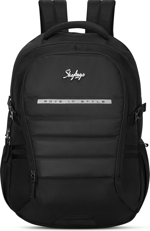 SKYBAGS Route Office Laptop Backpacks with Rain Cover | Adjustable Strap 34 L Backpack(Black)