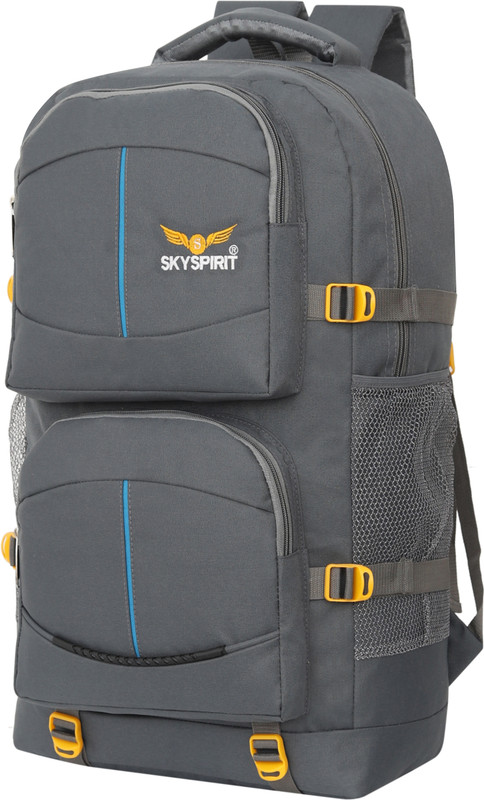 sky spirit Backpack large 50L for Outdoor Sport Hiking travel bags 50 L Backpack(Grey)