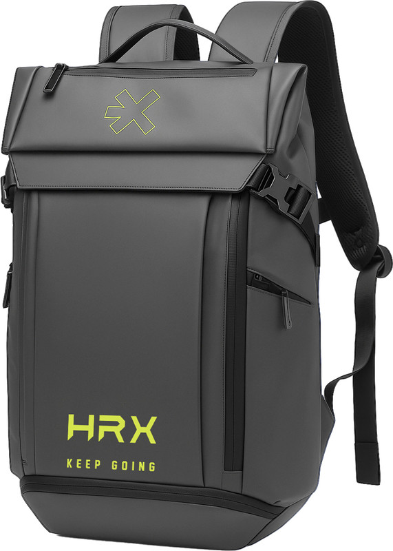 HRX by Hrithik Roshan Keep Going Unisex Bag with both Shoe and 180° Volt Pocket 40 L Laptop Backpack(Grey)
