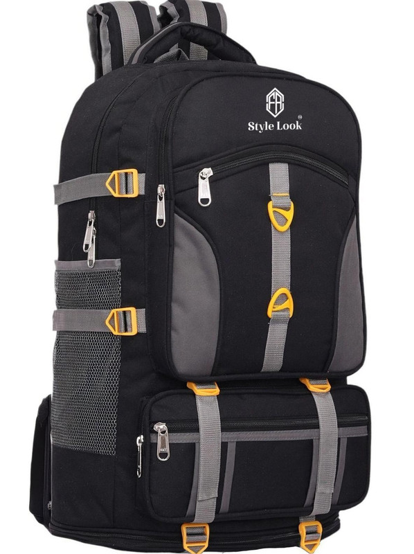 Style look Trakking bag and hikking ,rucksack travel bag for MEN luggage bag 75L(NBLUE) 90 L Backpack(Black)