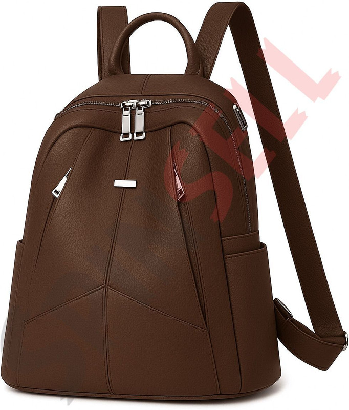 Spinsell Stylish Backpack Purse for Women and Girls for College Office and Daily Travel 18 L Backpack(Brown)
