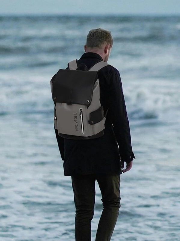 FUR JADEN BM300_BlackGrey 22 L Laptop Backpack(Grey)