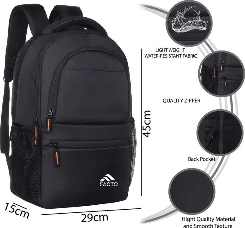 HP Smart Laptop Backpack for Men & Women 25 L Laptop Backpack(Black)