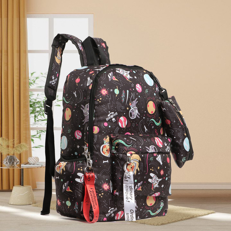 Reprox School Bag, Backpack, Pittu bag,Children Bag, School Backpack 15 L Laptop Backpack(Black)