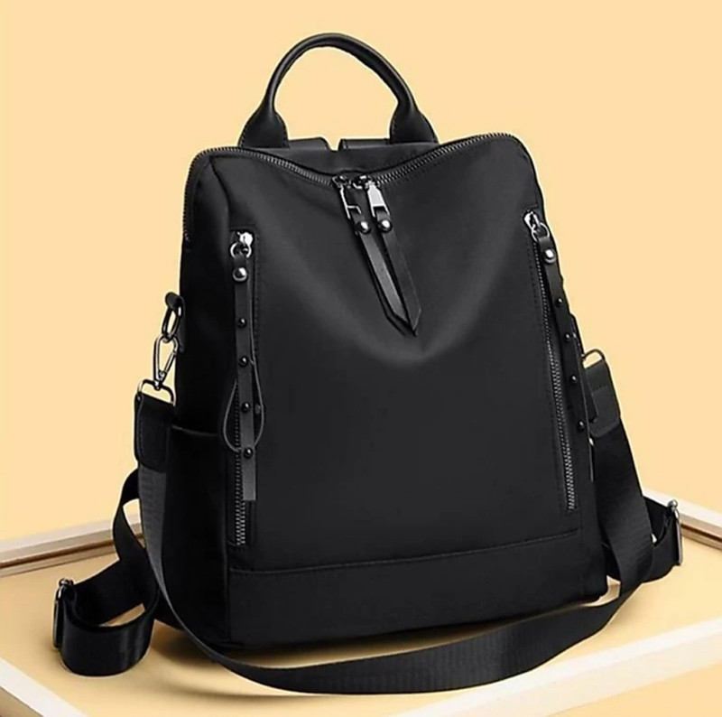 Bellish Medium 25 L Laptop Backpack For Women (Black) 25 L Laptop Backpack(Black)