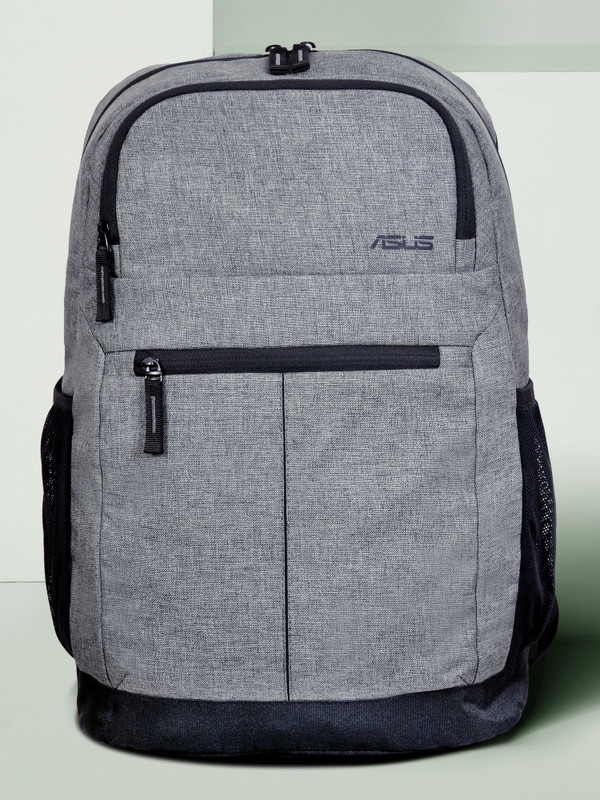 ASUS AP1601, Two Large Front Pocket, with Luggage strap, for 16-inch laptop, 0.40 kg 18 L Laptop Backpack(Grey)