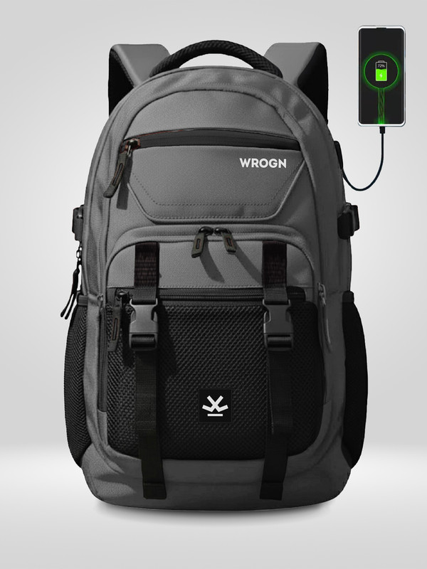WROGN ASHPER Unisex with USB Port and Rain Cover 40 L Laptop Backpack(Blue)