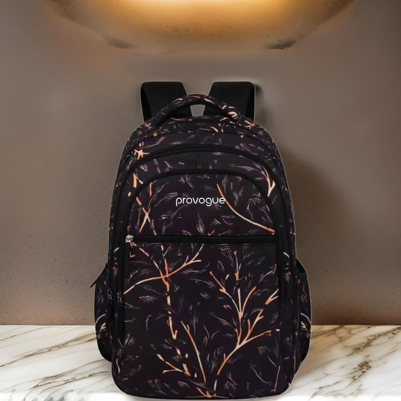 PROVOGUE girls laptop backpack women backpack bag office bag 36 L Backpack(Black)