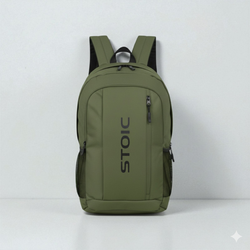 STOIC for daily use, Casual Travel Daypack-1 compartment 21 L Backpack(Green)